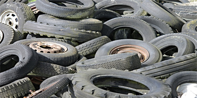 Waste Tire Shredding