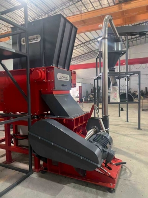 Two in One Shredder and Granulator Machine