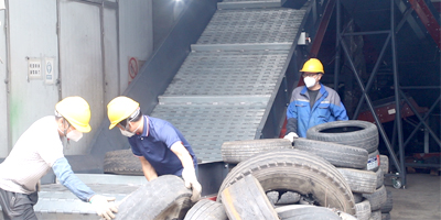 High Performance Waste Tires Recycling Line