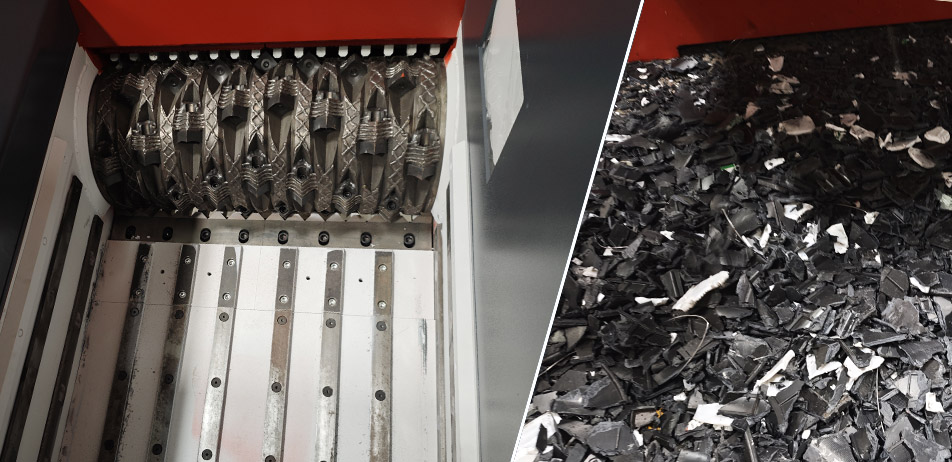 Single Shaft Shredder Processing Materials